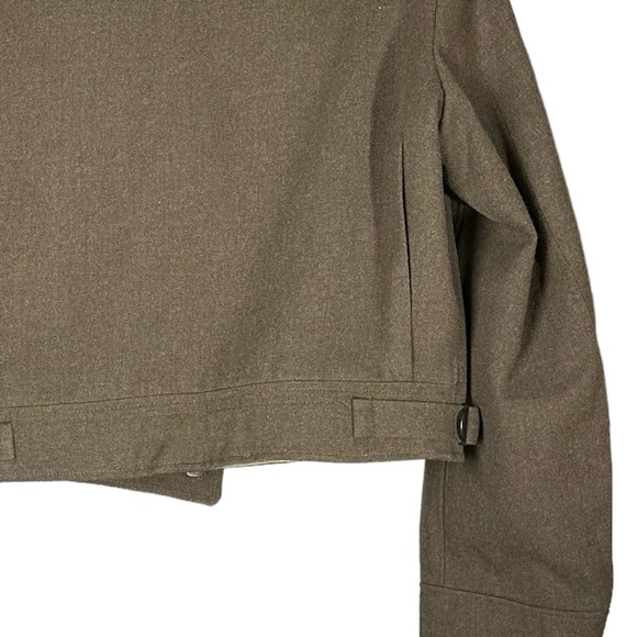 1950s Miller Gabbe Limited Medium Women's Military Jacket Vintage 50s Army Wool - Picture 6 of 15